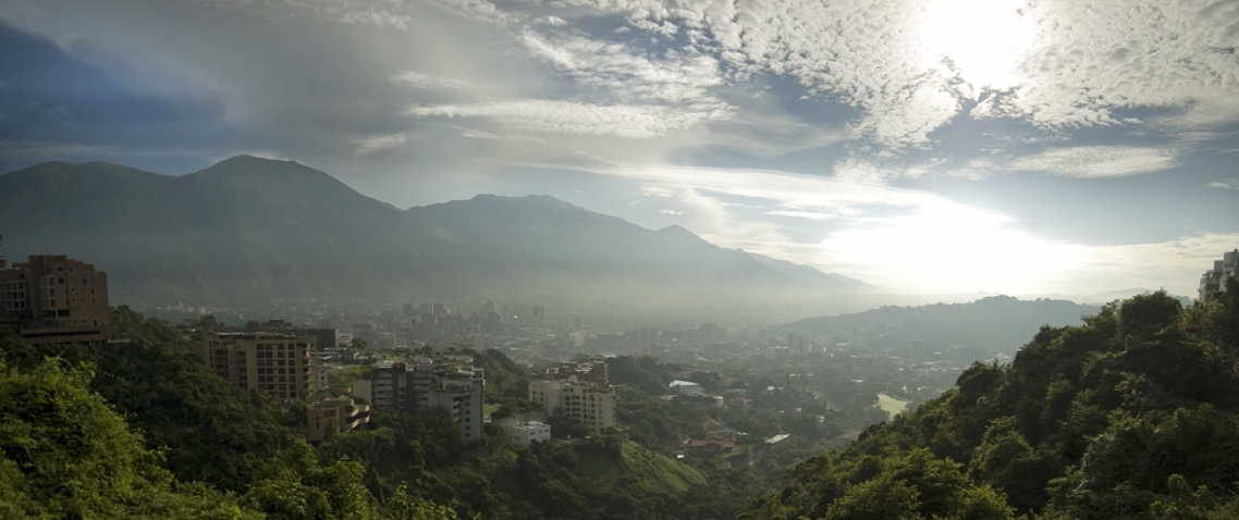 Vista panoramica de la ciudad de Caracas 