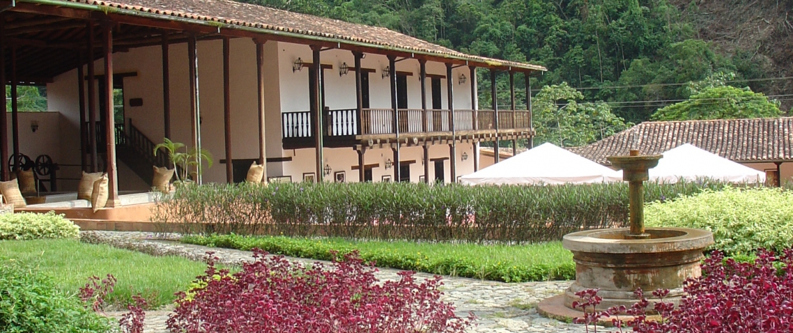 Hacienda cafetera la Victoria en Mérida. Venezuela 