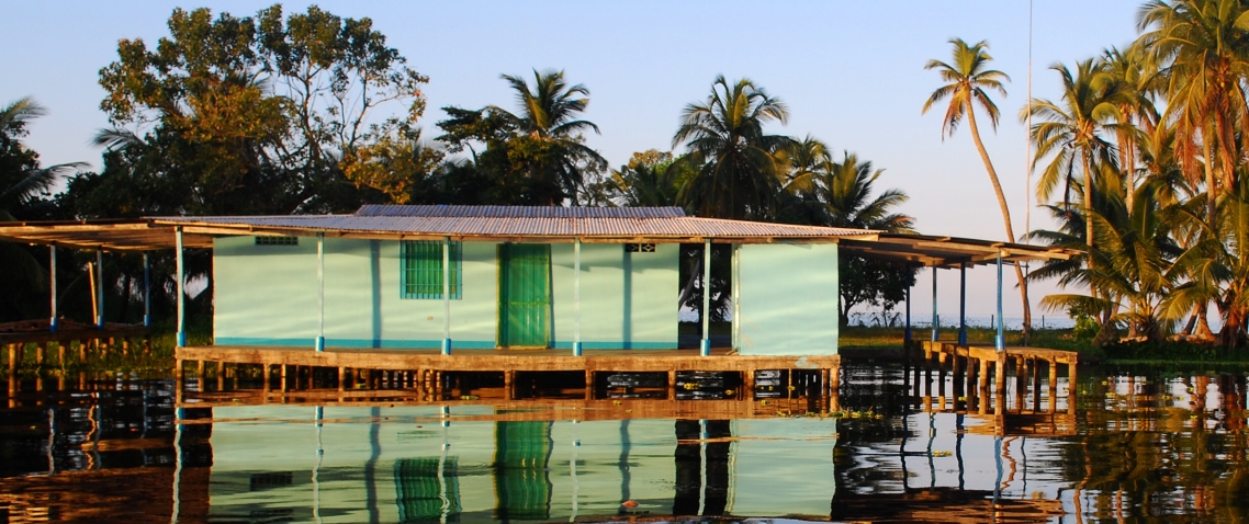 Palafito en el Catatumbo