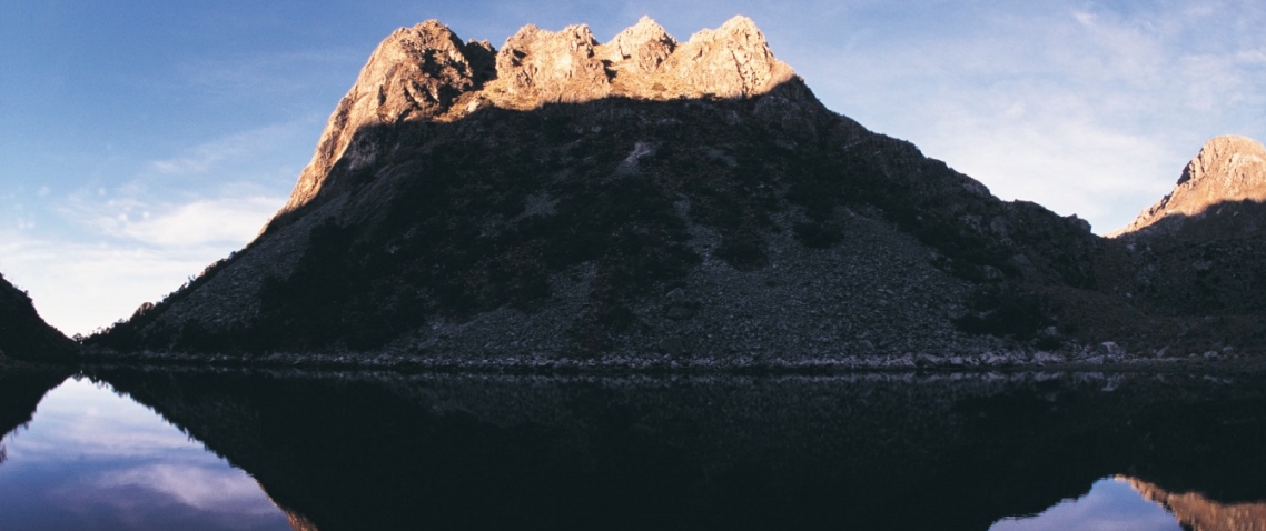 Vista de lago en Los Andes de Mérida